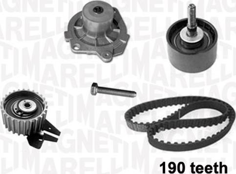 Magneti Marelli 341401050001 - Wasserpumpe + Zahnriemensatz alexcarstop-ersatzteile.com