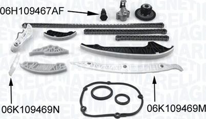 Magneti Marelli 341500001190 - Steuerkettensatz alexcarstop-ersatzteile.com