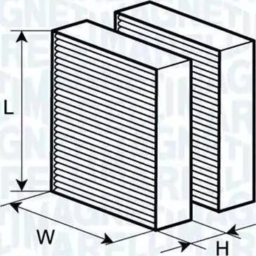 Magneti Marelli 350203062480 - Filter, Innenraumluft alexcarstop-ersatzteile.com