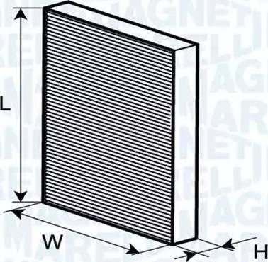 Magneti Marelli 350203063420 - Filter, Innenraumluft alexcarstop-ersatzteile.com