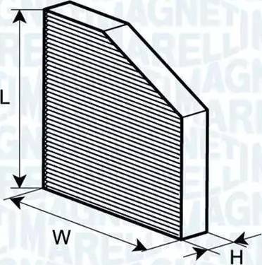 Magneti Marelli 350203061250 - Filter, Innenraumluft alexcarstop-ersatzteile.com