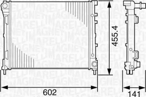 Magneti Marelli 350213120600 - Kühler, Motorkühlung alexcarstop-ersatzteile.com