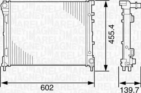 Magneti Marelli 350213120800 - Kühler, Motorkühlung alexcarstop-ersatzteile.com