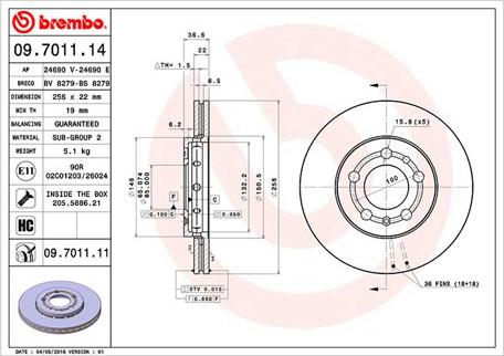 Magneti Marelli 360406049400 - Bremsscheibe alexcarstop-ersatzteile.com