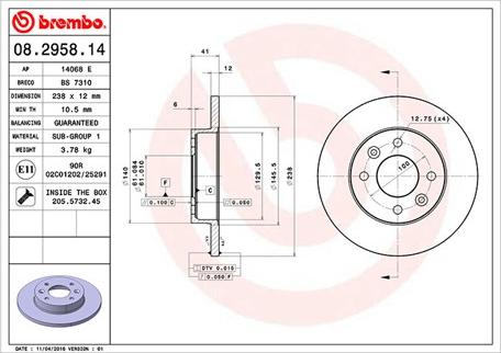 Magneti Marelli 360406042100 - Bremsscheibe alexcarstop-ersatzteile.com