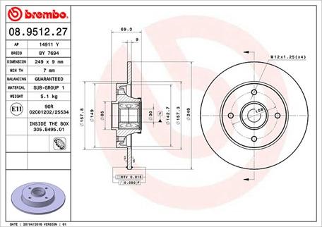 Magneti Marelli 360406056600 - Bremsscheibe alexcarstop-ersatzteile.com