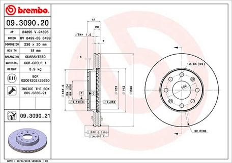 Magneti Marelli 360406052300 - Bremsscheibe alexcarstop-ersatzteile.com