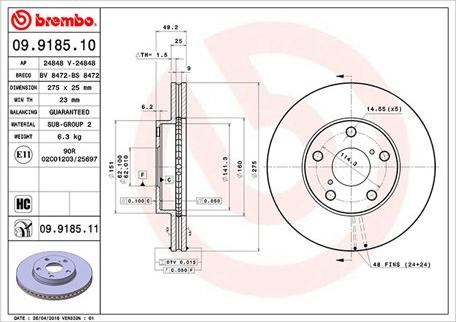 Magneti Marelli 360406009100 - Bremsscheibe alexcarstop-ersatzteile.com