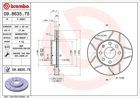 Magneti Marelli 360406039305 - Bremsscheibe alexcarstop-ersatzteile.com