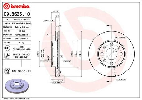 Magneti Marelli 360406039300 - Bremsscheibe alexcarstop-ersatzteile.com