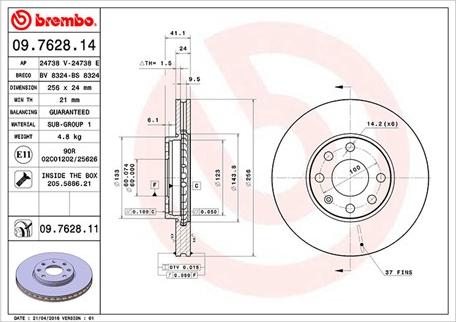 Magneti Marelli 360406038700 - Bremsscheibe alexcarstop-ersatzteile.com