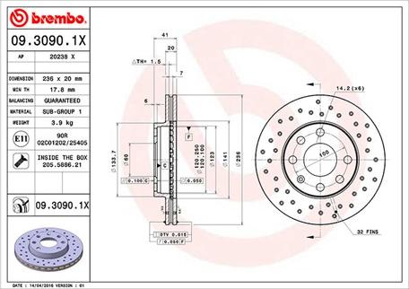 Magneti Marelli 360406037302 - Bremsscheibe alexcarstop-ersatzteile.com