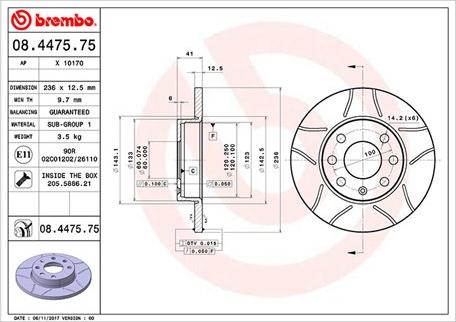 Magneti Marelli 360406037205 - Bremsscheibe alexcarstop-ersatzteile.com