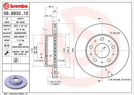 Magneti Marelli 360406023900 - Bremsscheibe alexcarstop-ersatzteile.com