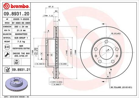 Magneti Marelli 360406023800 - Bremsscheibe alexcarstop-ersatzteile.com