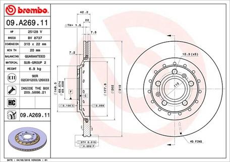 Magneti Marelli 360406070401 - Bremsscheibe alexcarstop-ersatzteile.com