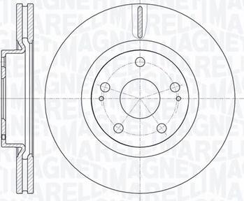 Magneti Marelli 361302040492 - Bremsscheibe alexcarstop-ersatzteile.com