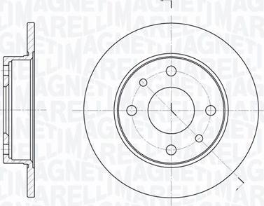 Magneti Marelli 361302040169 - Bremsscheibe alexcarstop-ersatzteile.com