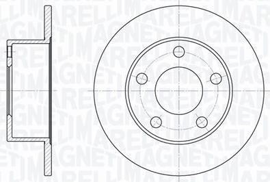 Magneti Marelli 361302040161 - Bremsscheibe alexcarstop-ersatzteile.com