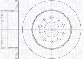 Magneti Marelli 361302040137 - Bremsscheibe alexcarstop-ersatzteile.com