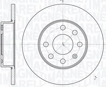 Magneti Marelli 361302040129 - Bremsscheibe alexcarstop-ersatzteile.com