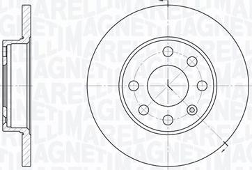 Magneti Marelli 361302040177 - Bremsscheibe alexcarstop-ersatzteile.com