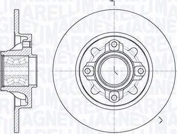 Magneti Marelli 361302040822 - Bremsscheibe alexcarstop-ersatzteile.com