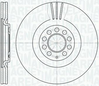 Magneti Marelli 361302040398 - Bremsscheibe alexcarstop-ersatzteile.com