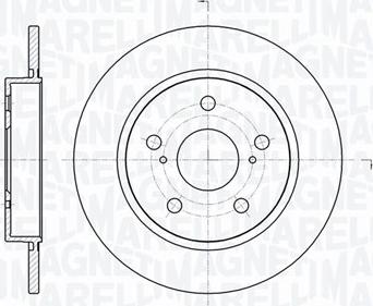 Magneti Marelli 361302040355 - Bremsscheibe alexcarstop-ersatzteile.com