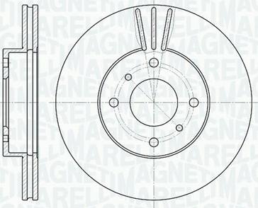 Magneti Marelli 361302040318 - Bremsscheibe alexcarstop-ersatzteile.com