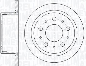 Magneti Marelli 361302040331 - Bremsscheibe alexcarstop-ersatzteile.com