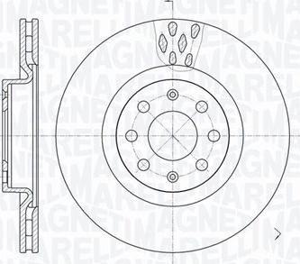 Magneti Marelli 361302040256 - Bremsscheibe alexcarstop-ersatzteile.com