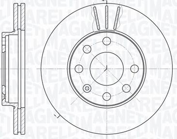 Magneti Marelli 361302040264 - Bremsscheibe alexcarstop-ersatzteile.com