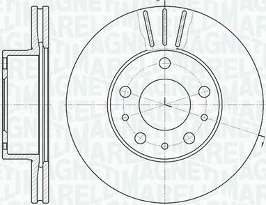 Magneti Marelli 361302040230 - Bremsscheibe alexcarstop-ersatzteile.com