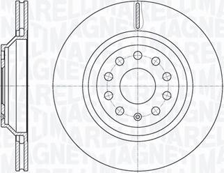 Magneti Marelli 361302040735 - Bremsscheibe alexcarstop-ersatzteile.com