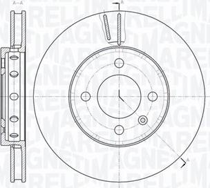 Magneti Marelli 361302040778 - Bremsscheibe alexcarstop-ersatzteile.com