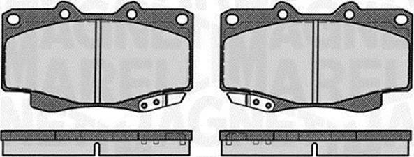 Magneti Marelli 363916060495 - Bremsbelagsatz, Scheibenbremse alexcarstop-ersatzteile.com