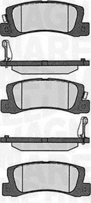 Magneti Marelli 363916060492 - Bremsbelagsatz, Scheibenbremse alexcarstop-ersatzteile.com