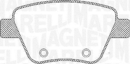 Magneti Marelli 363916060441 - Bremsbelagsatz, Scheibenbremse alexcarstop-ersatzteile.com