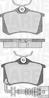 Magneti Marelli 363916060442 - Bremsbelagsatz, Scheibenbremse alexcarstop-ersatzteile.com