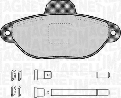 Magneti Marelli 363916060456 - Bremsbelagsatz, Scheibenbremse alexcarstop-ersatzteile.com