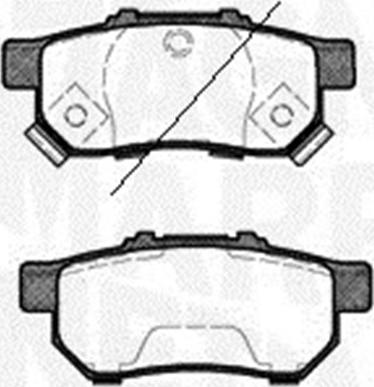 Magneti Marelli 363916060460 - Bremsbelagsatz, Scheibenbremse alexcarstop-ersatzteile.com