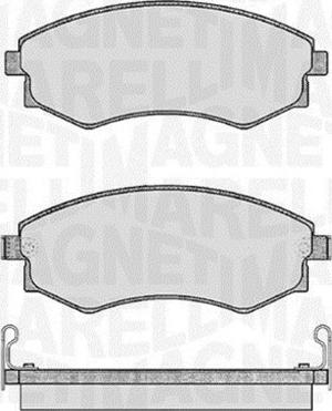 Magneti Marelli 363916060467 - Bremsbelagsatz, Scheibenbremse alexcarstop-ersatzteile.com