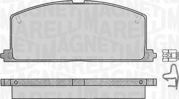 Magneti Marelli 363916060405 - Bremsbelagsatz, Scheibenbremse alexcarstop-ersatzteile.com