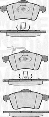 Magneti Marelli 363916060419 - Bremsbelagsatz, Scheibenbremse alexcarstop-ersatzteile.com