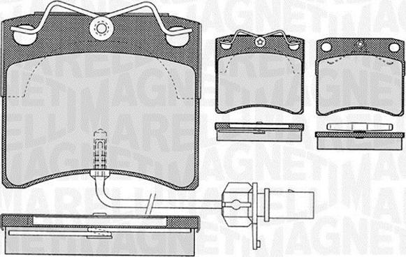 Magneti Marelli 363916060416 - Bremsbelagsatz, Scheibenbremse alexcarstop-ersatzteile.com