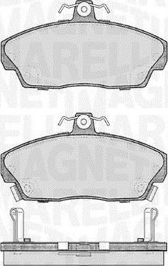 Magneti Marelli 363916060484 - Bremsbelagsatz, Scheibenbremse alexcarstop-ersatzteile.com