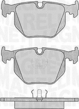 Magneti Marelli 363916060485 - Bremsbelagsatz, Scheibenbremse alexcarstop-ersatzteile.com