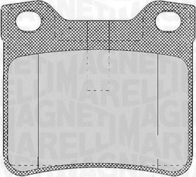 Magneti Marelli 363916060482 - Bremsbelagsatz, Scheibenbremse alexcarstop-ersatzteile.com