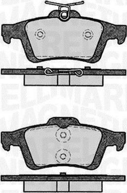 Magneti Marelli 363916060431 - Bremsbelagsatz, Scheibenbremse alexcarstop-ersatzteile.com